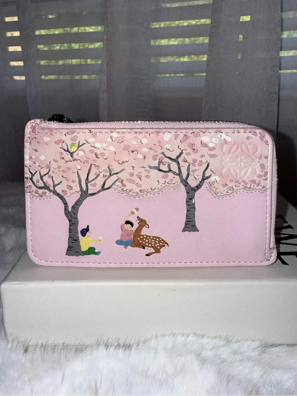 Loewe x Suna Fujita Nappa Calfskin Card Holder Wallet - Limited Edition